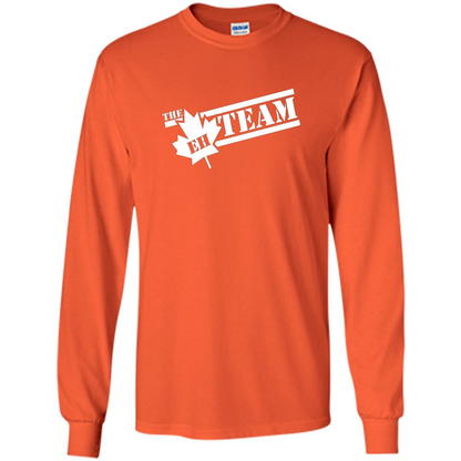 Funny The EH Team Canada T-shirt Orange