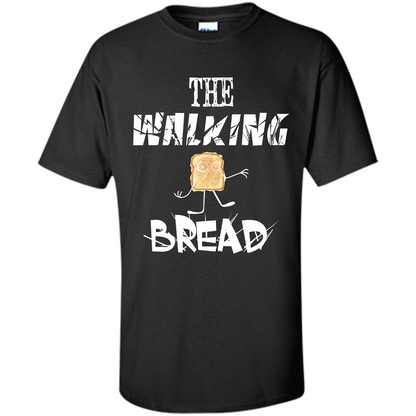 The Walking Bread T-shirt Black