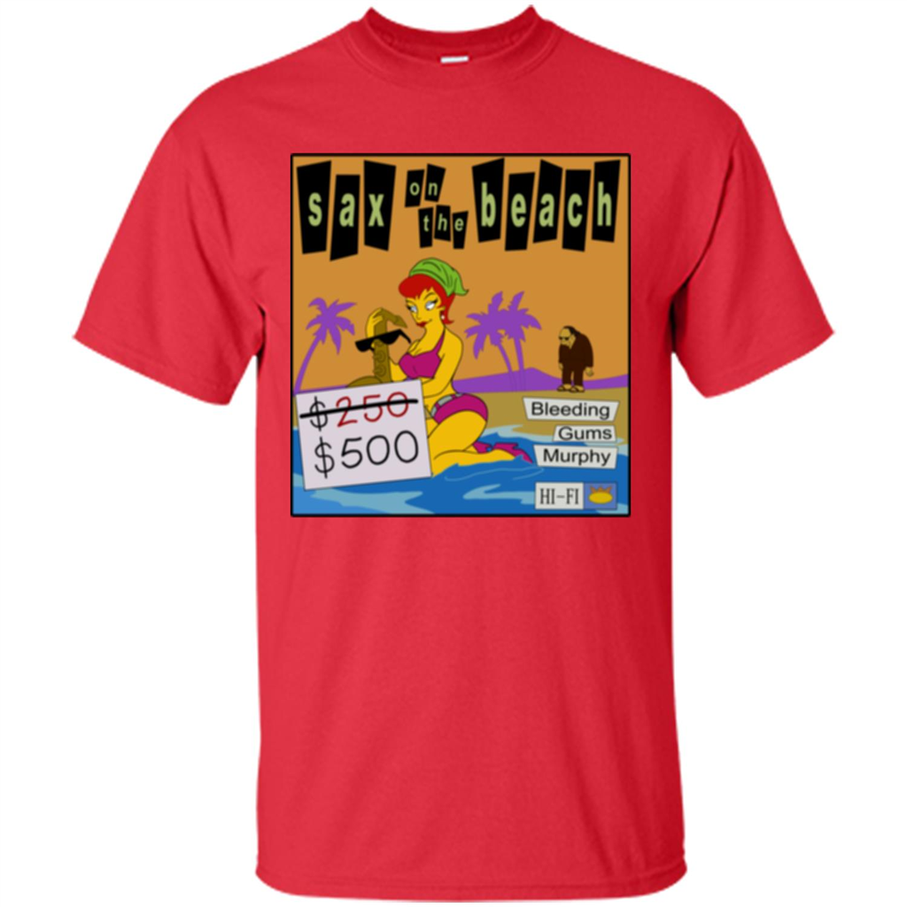 Sax on the Beach Discount Edition T-shirt Red