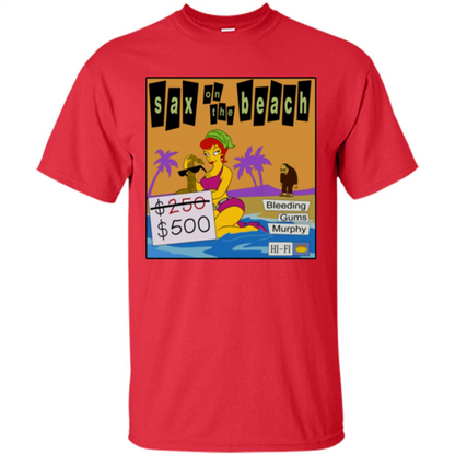 Sax on the Beach Discount Edition T-shirt Red