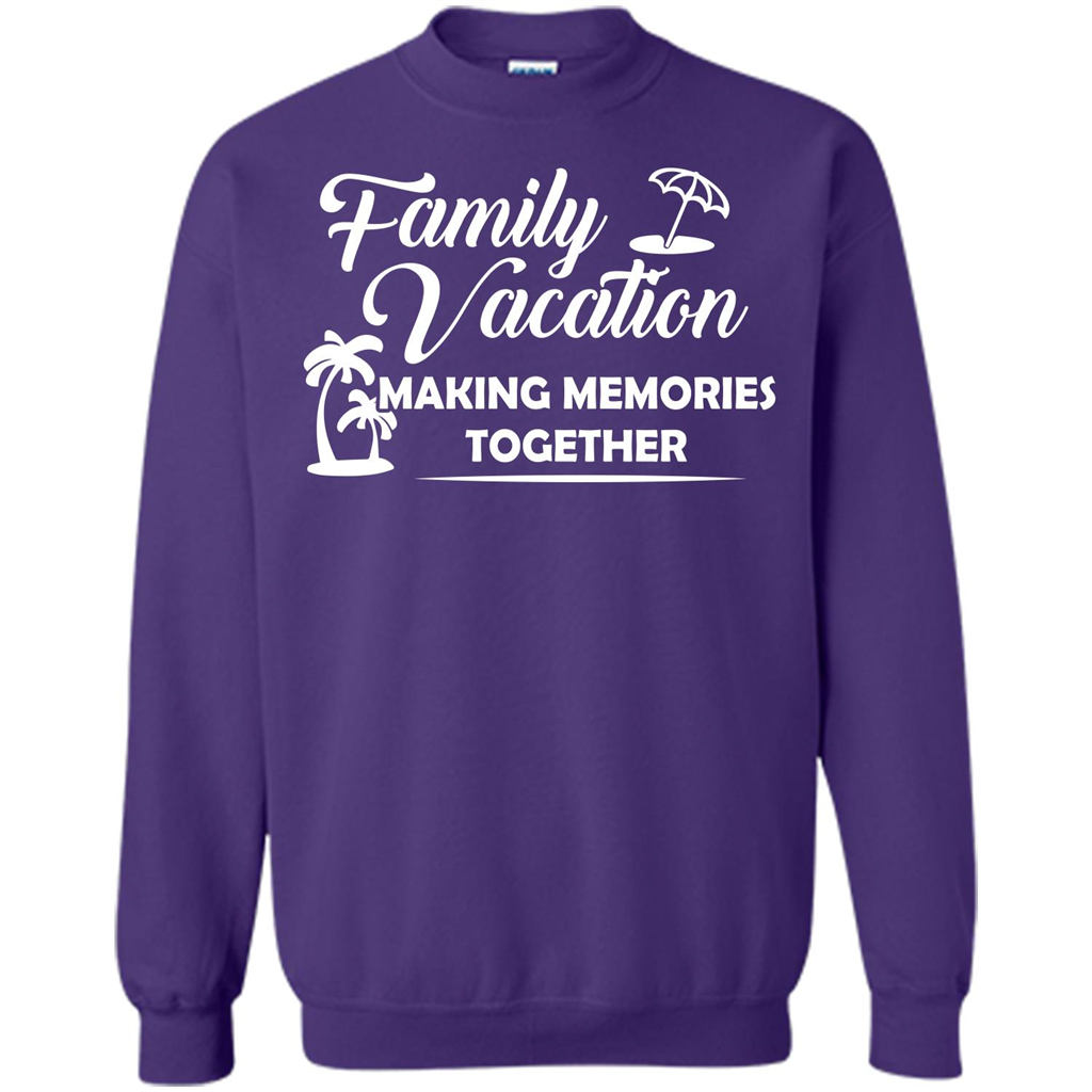 Family Vacation Making Memories Together T-shirt Orange