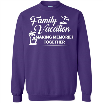 Family Vacation Making Memories Together T-shirt Orange