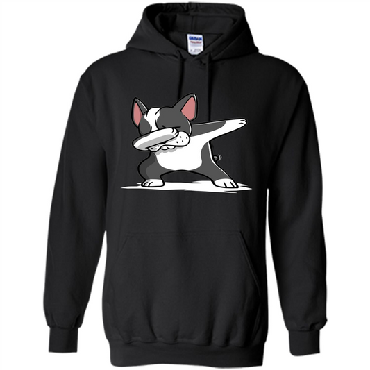 Dabbing Boston Terrier Dog T-Shirt Dab Dance T-shirt Black