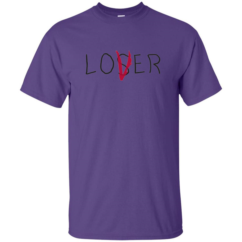 Motivational T-shirt Loser Lover T-shirt Purple