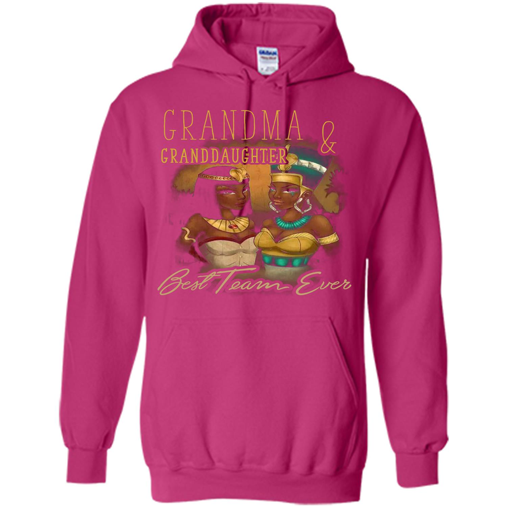Family T-shirt Grandma Granddaughter Best Team Ever T-shirt