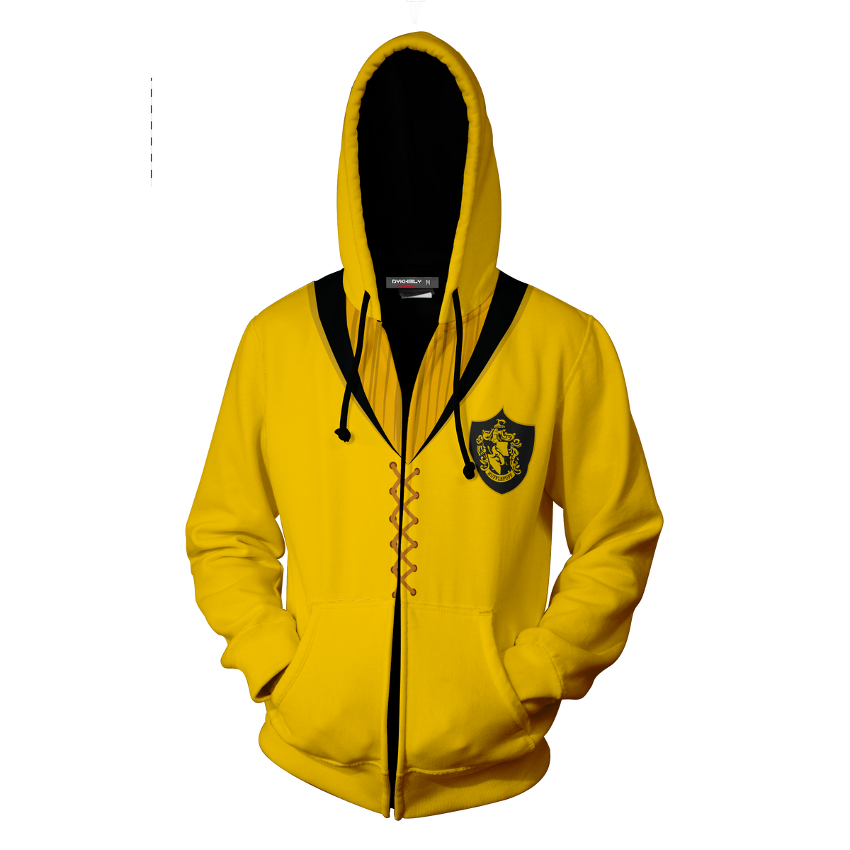 The Hufflepuff Quidditch Team Harry Potter Zip Up Hoodie WackyTee