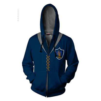 The Ravenclaw Quidditch Team Harry Potter Zip Up Hoodie