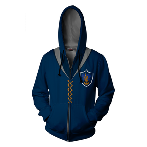 The Ravenclaw Quidditch Team Harry Potter Zip Up Hoodie