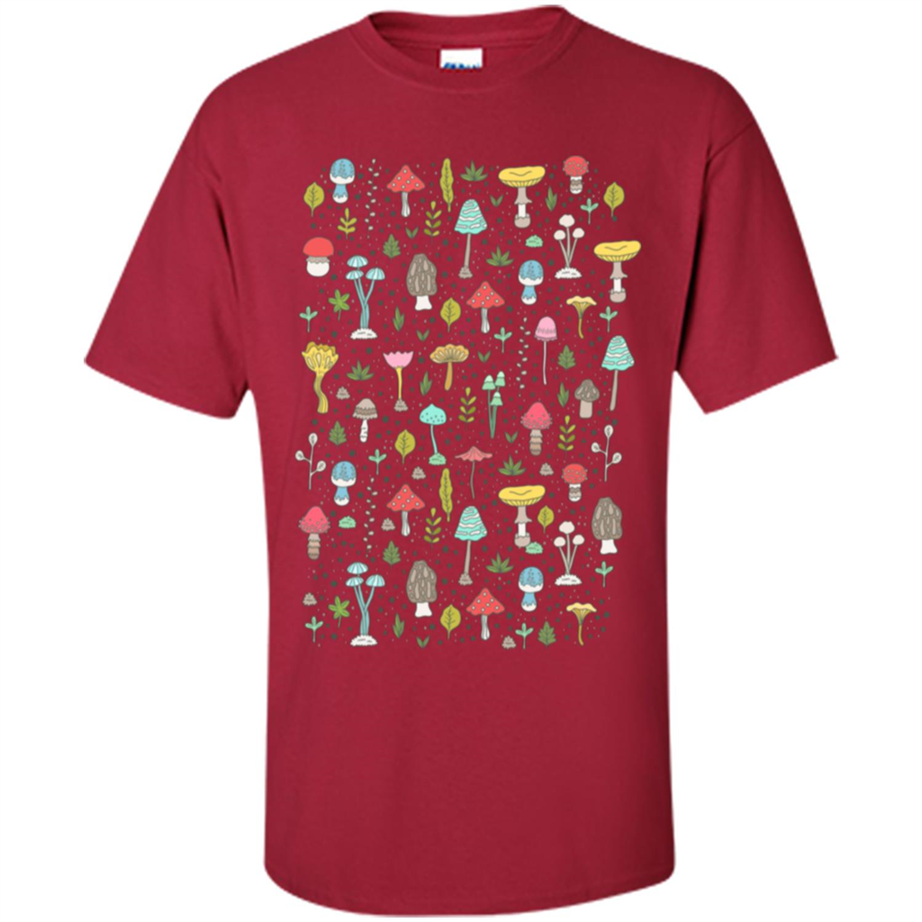 Mushrooms T-Shirt Cardinal