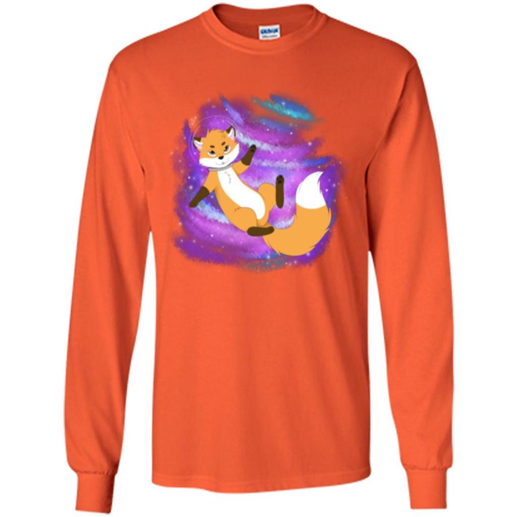 Space Fox T-shirt Orange