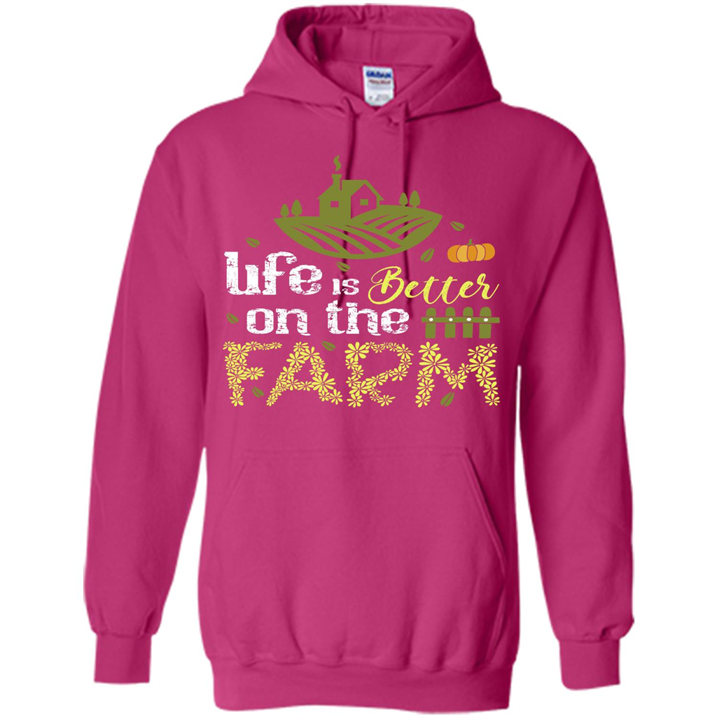 Farmer T-shirt Life Is Better On The Farm T-shirt Heliconia