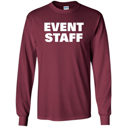 Event Staff T-shirt Maroon