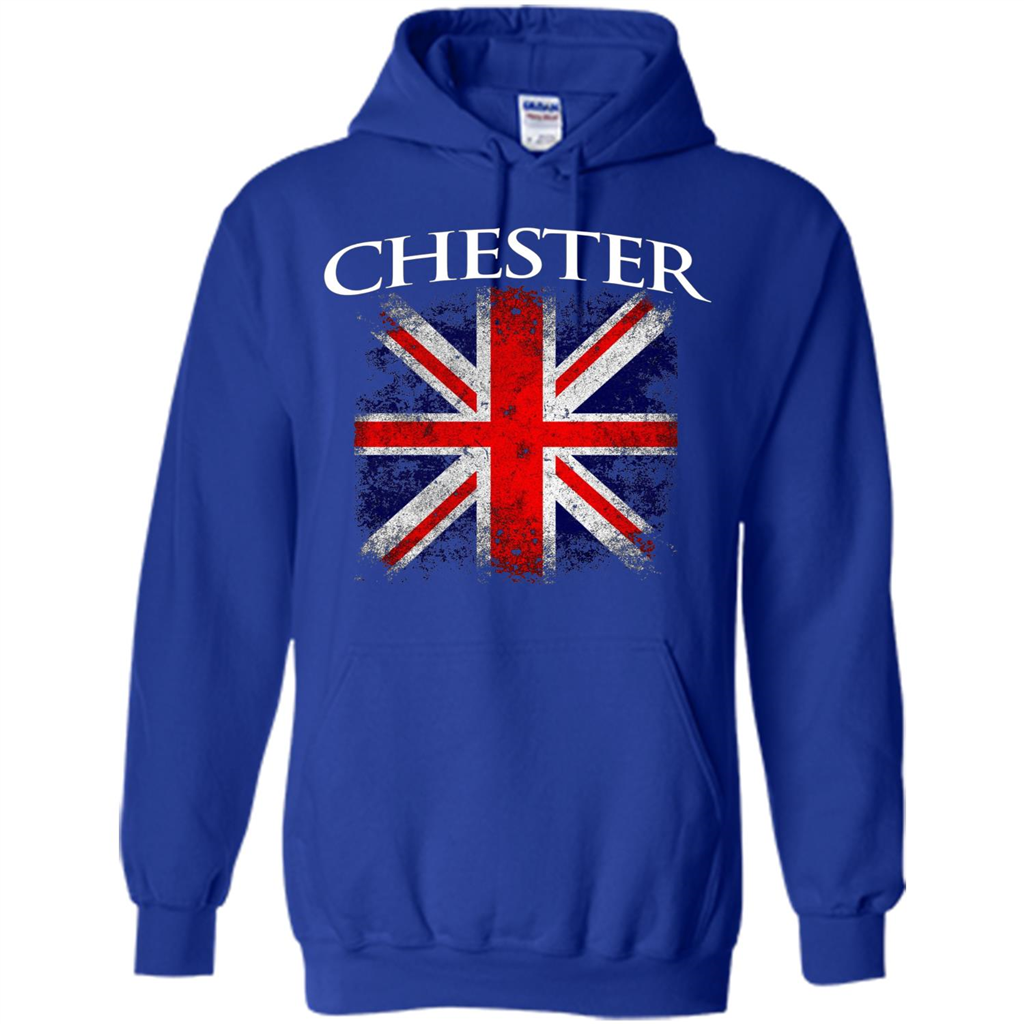 Chester England British Flag T-shirt Royal