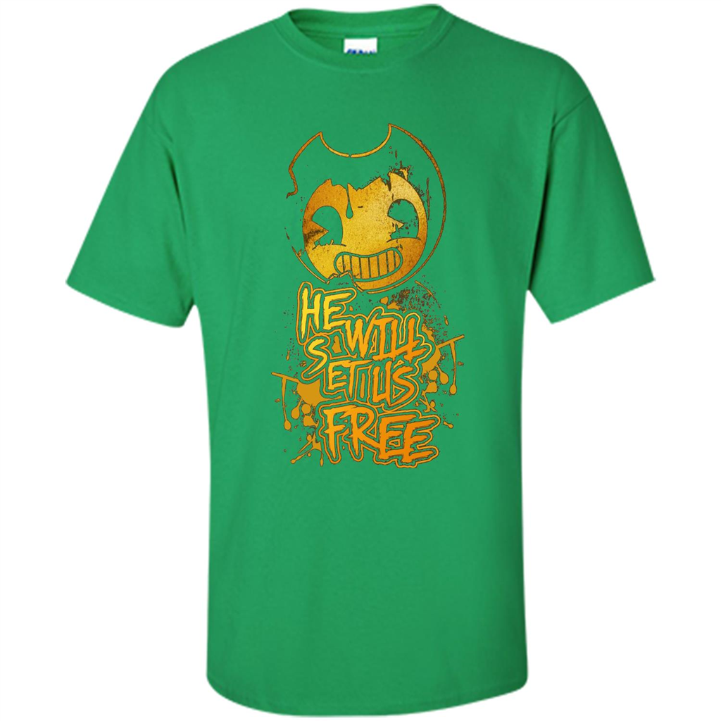 He Will Set Us Free T-shirt Irish Green