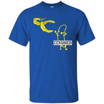 Banana T-shirt Censored T-shirt Royal