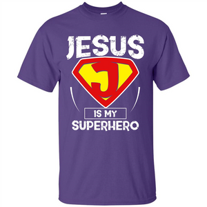 Christian T-shirt Jesus Is My Superhero T-shirt