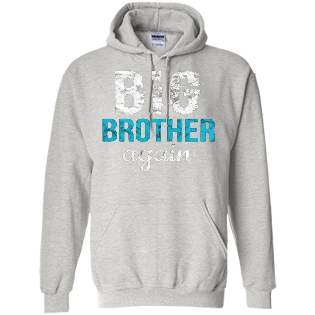 Big Brother Again Distressed T-shirt Ash