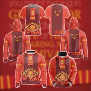 Harry Potter - Brave Like A Gryffindor New Unisex 3D Hoodie