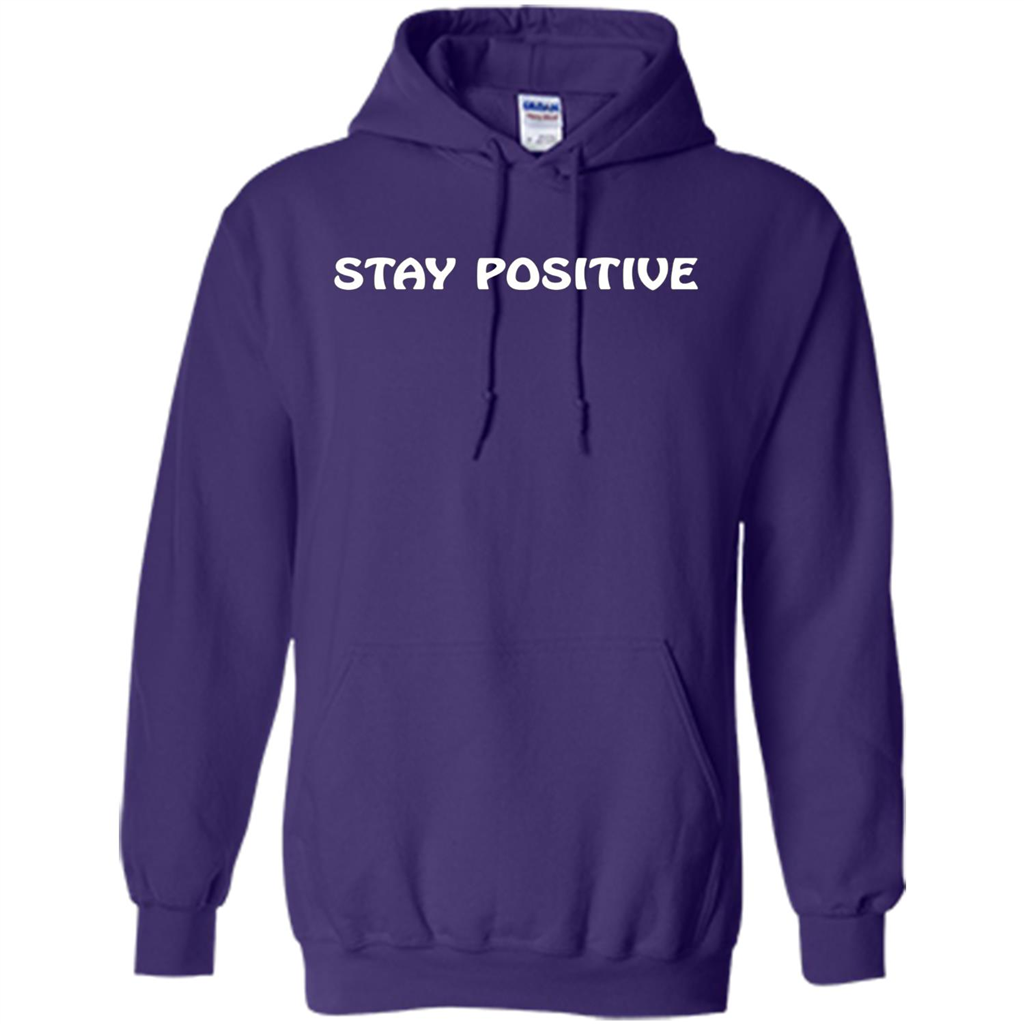 Stay Positive T-shirt Purple
