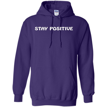 Stay Positive T-shirt Purple