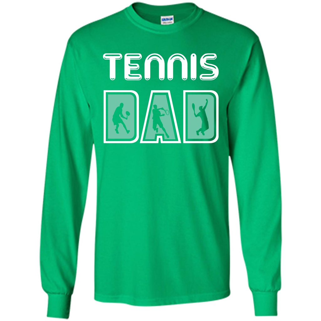 Tennis Lover T-shirt Tennis Dad Irish Green