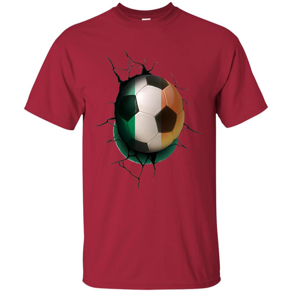 Ireland Football Soccer T-shirt Cardinal