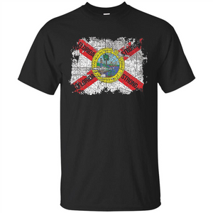 Florida Strong T-shirt Florida Distressed Flag T-Shirt