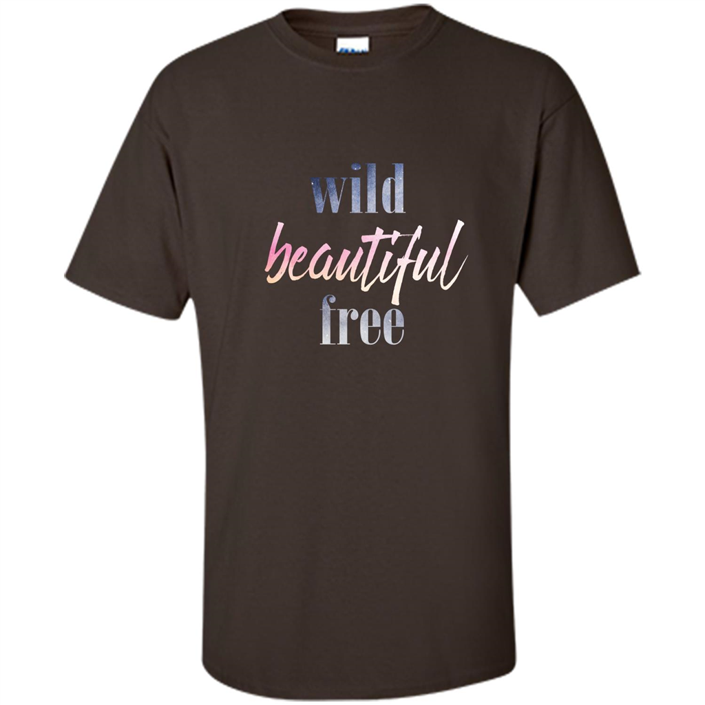 Wild Beautiful Free T-shirt Dark Chocolate