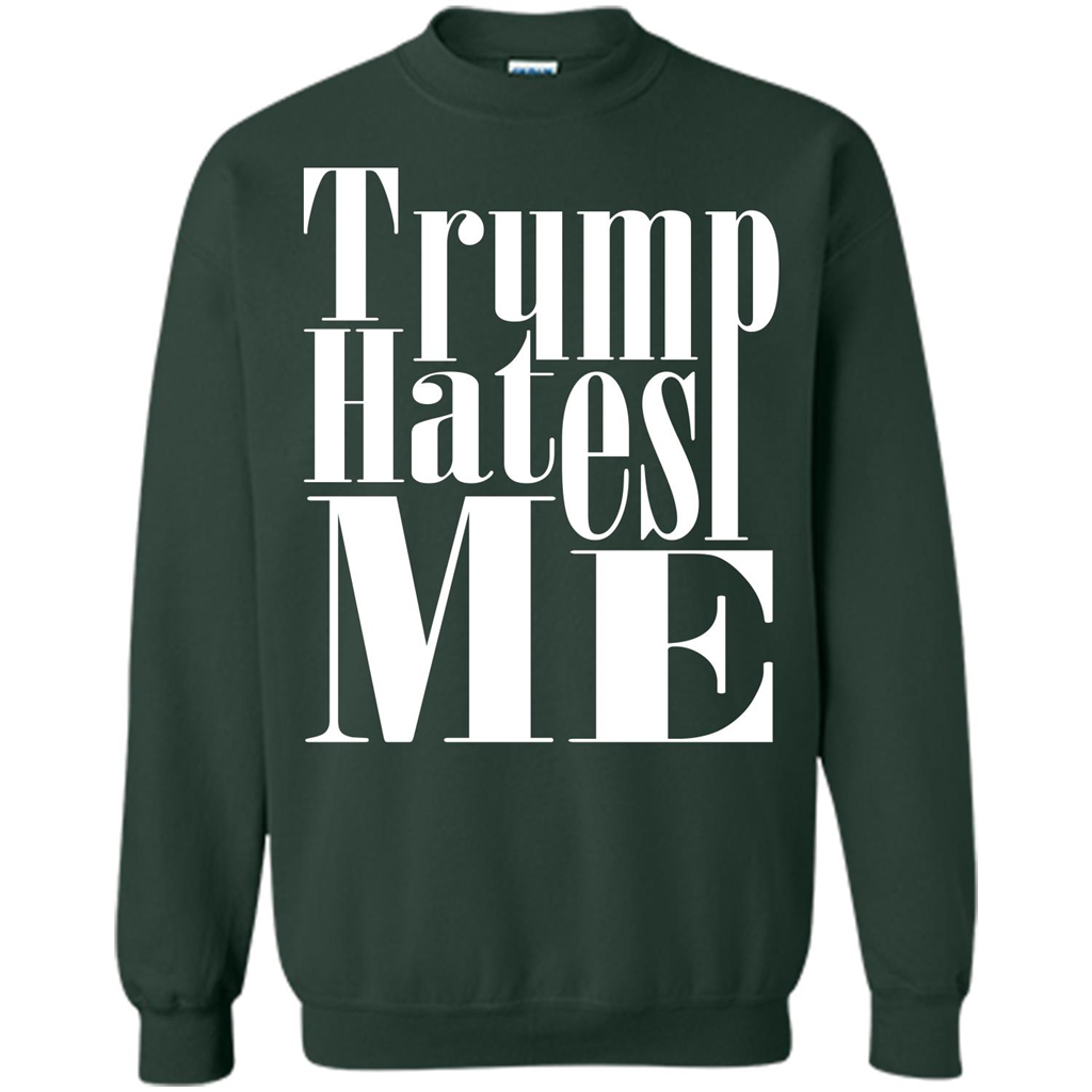 President America Hates Me T-shirt Forest Green