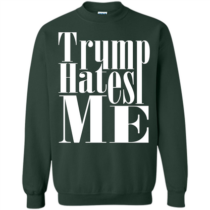 President America Hates Me T-shirt Forest Green