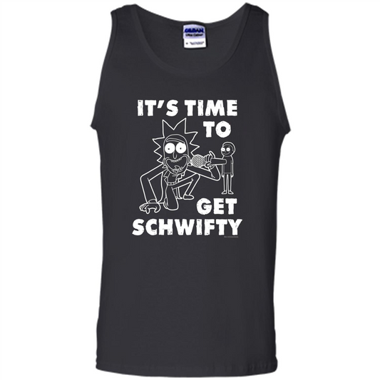 TV Series T-shirt It's Time To Get Schwifty T-shirt Black