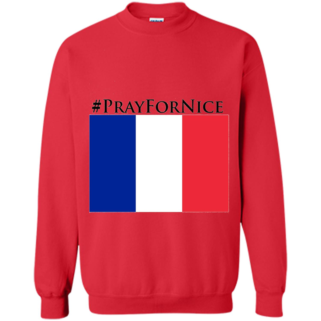 Pray For Nice T-shirt Red