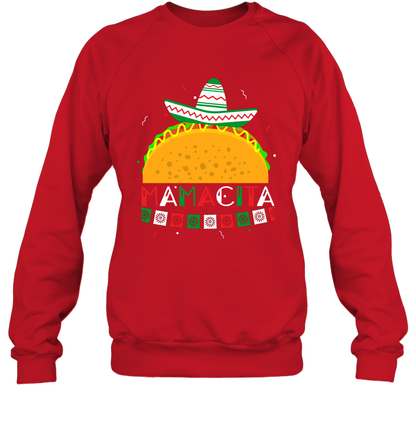 Mamacita Taco Tacos Mexican Cactus Cinco De Mayo Shirt Sweatshirt Sweatshirt Red