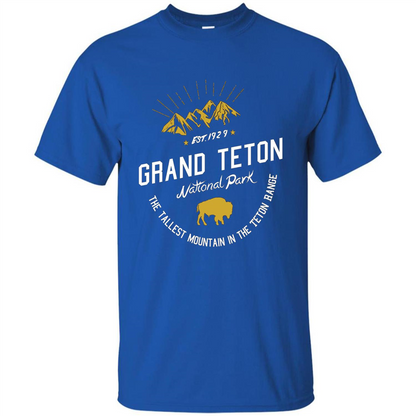 Grand Teton National Park T-shirt Royal