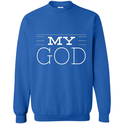 Christian T-shirt My God Royal