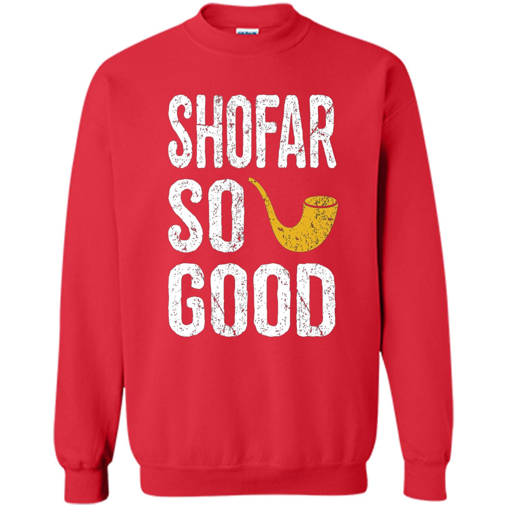 Rosh Hashanah T-Shirt Shofar So Good Funny Jewish T-shirt Red