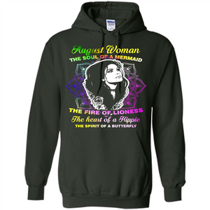 August Woman T-shirt The Heart Of A Hippie