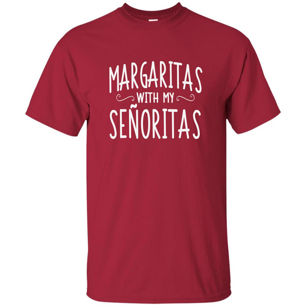 Margaritas With My Senoritas T-shirt Cardinal