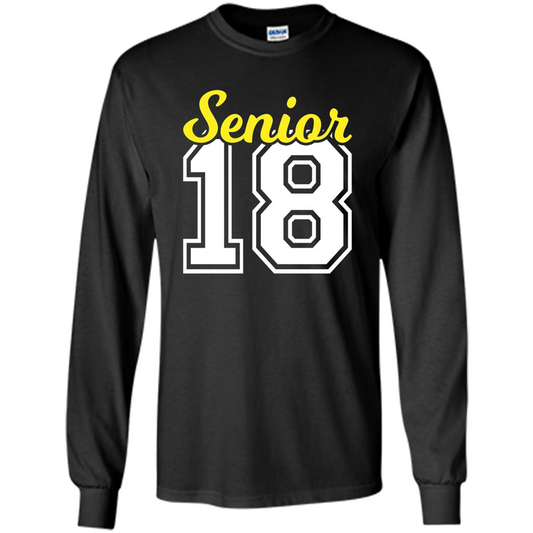 Senior Class of 2018 Jersey Style T-shirt Black