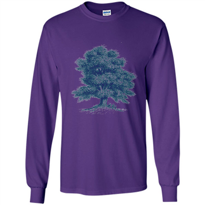 Maple Tree T-Shirt. Tree Natural Maple Tree T-shirt Purple