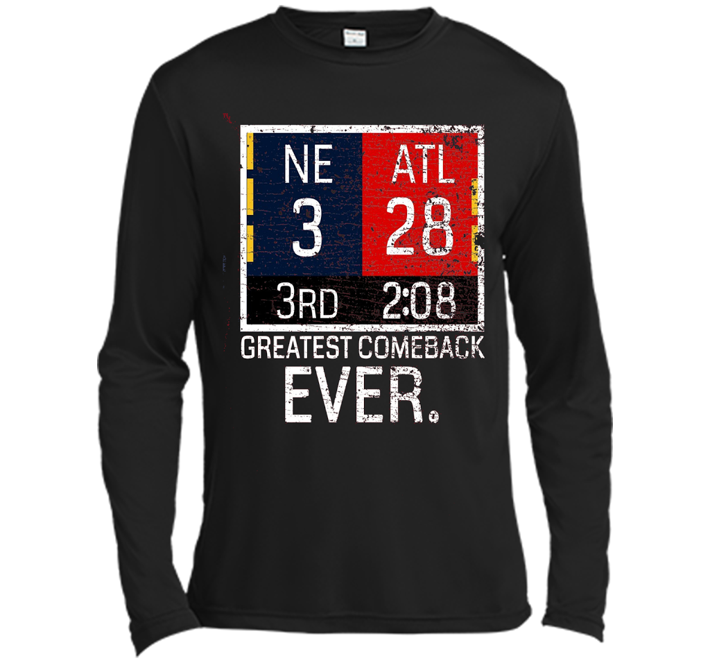 New England 3 - Atlanta 28 T-shirt - Greatest Comeback Ever T-shirt