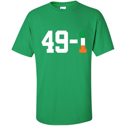 Funny Ireland Boxing T-shirt 49-1 T-shirt Irish Green