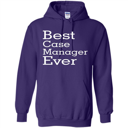 Best Case Manager Ever-Christmas Gift T-shirt Purple