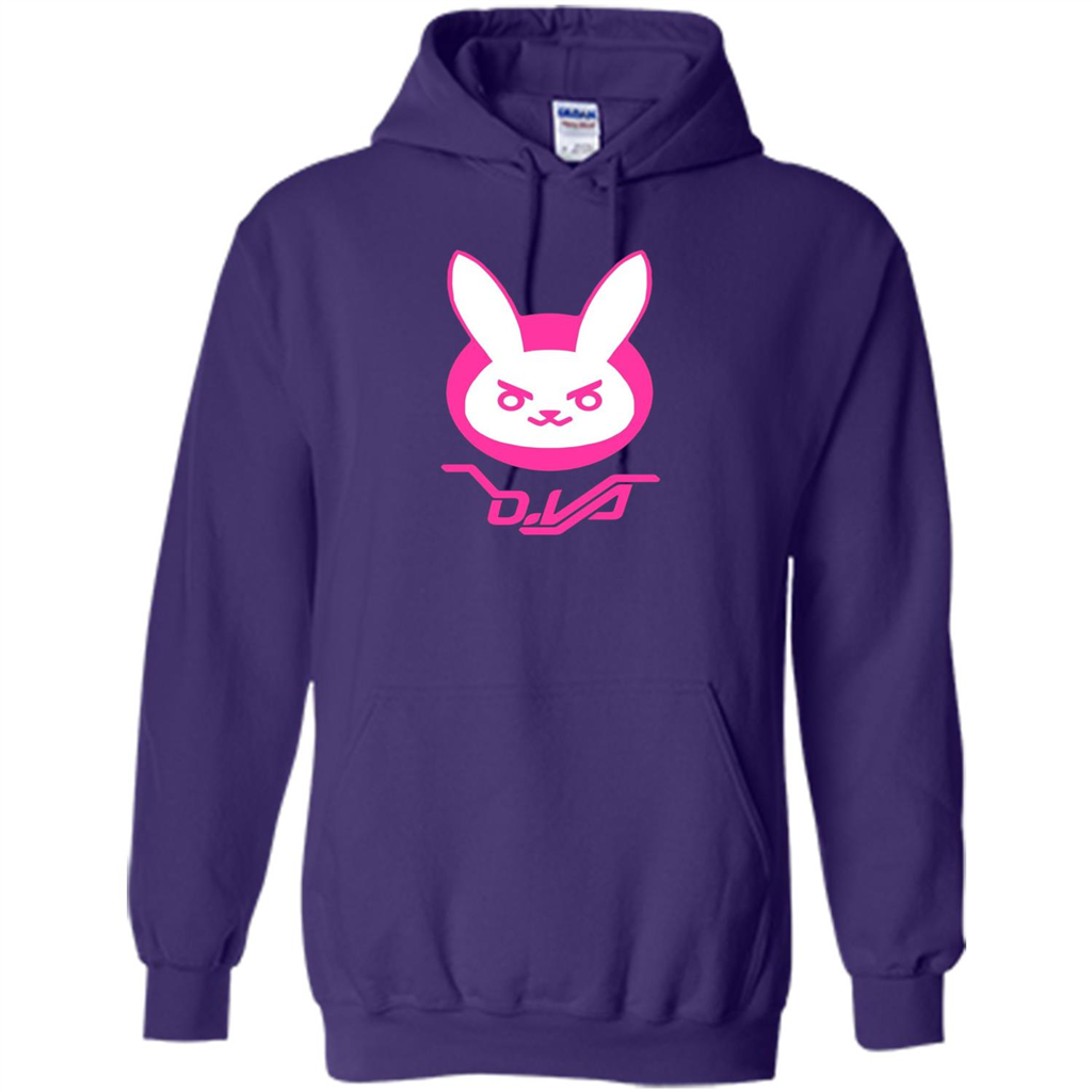 Overwatch D.VA Bunny Spray T-shirt Purple