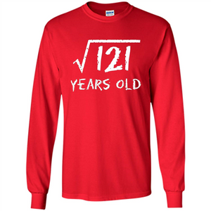 Square Root Of 121 T-shirt 11Th Birthday 11 Years Old T-Shirt