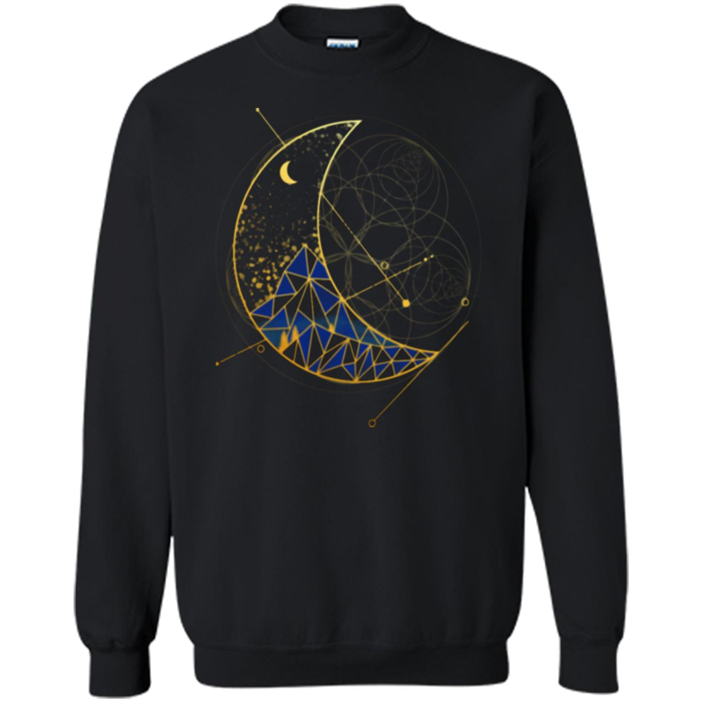 Moon Mountain T-shirt Black