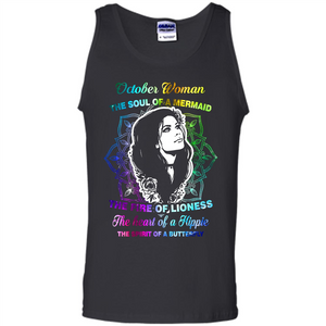 October Woman T-shirt The Heart Of A Hippie