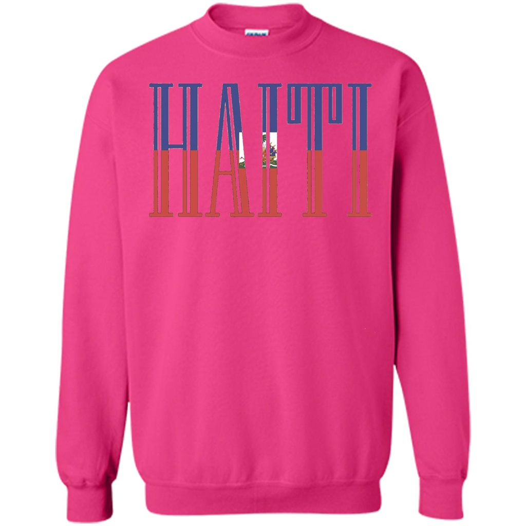 Haiti T Shirt Flag Of Haiti Heliconia