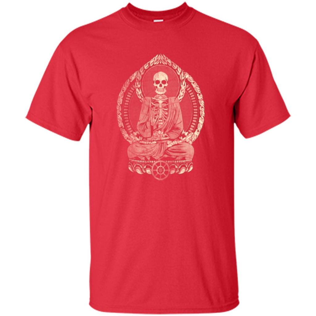 Starving Buddha - Weathered Halftone T-shirt Red
