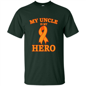 My Uncle is My Hero T-shirt Cancer Awareness T-Shirt